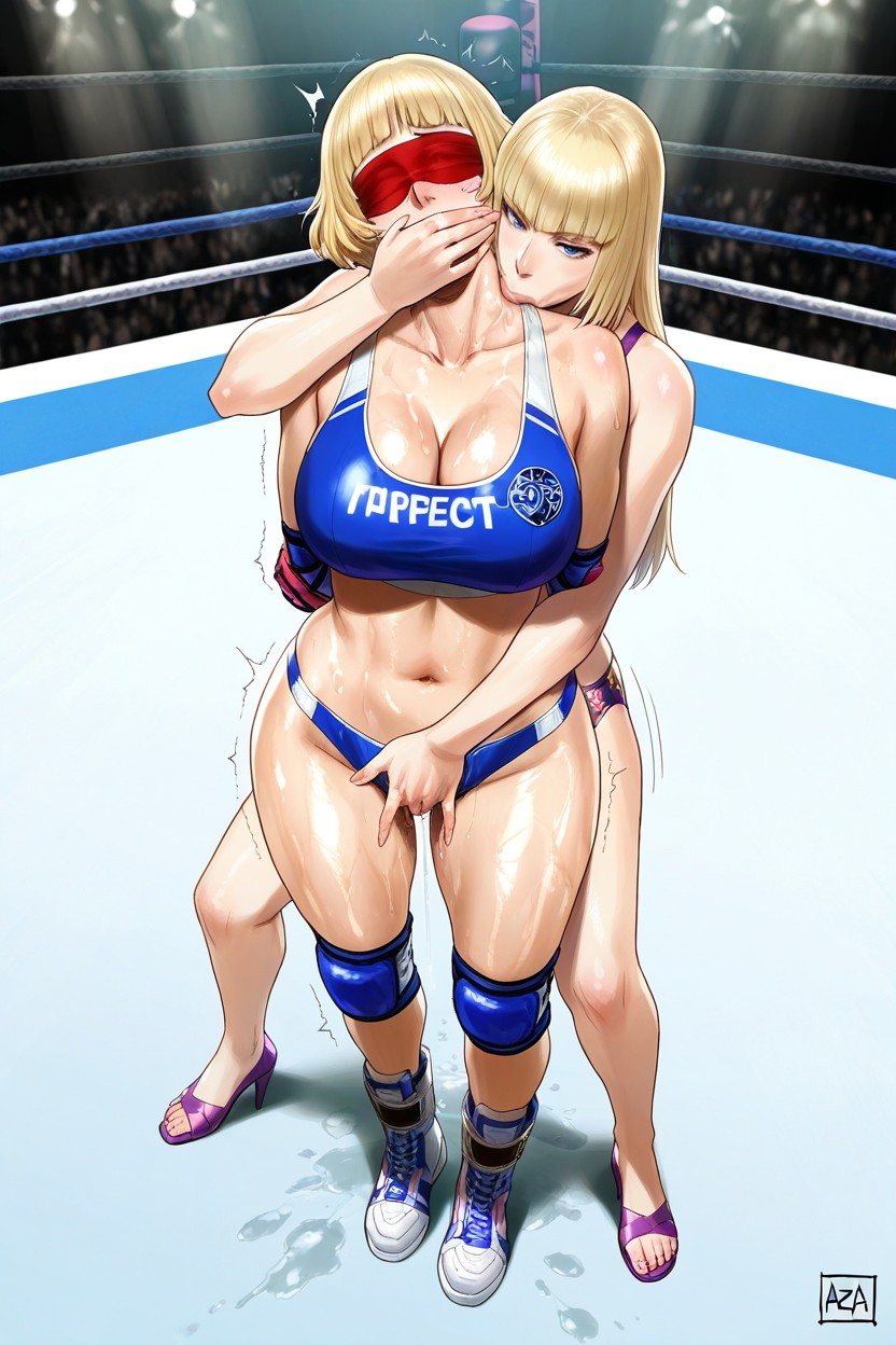 Reach Around, Hand Covering Mouth, Aphrodisiac Hentai AI Porn