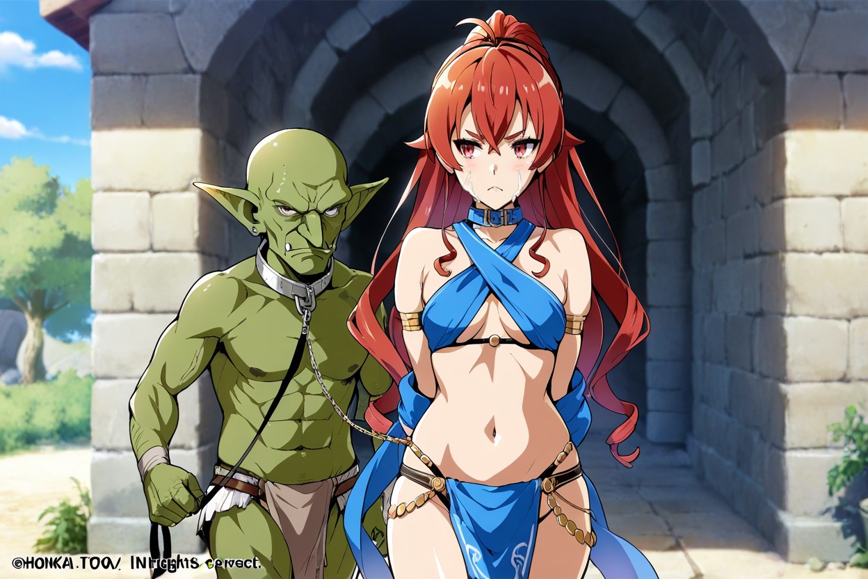 Only Tow Character, Annoyed, Side View Hentai AI Porn