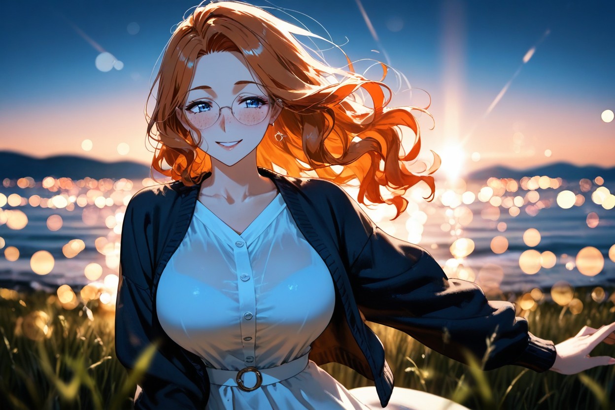 Glow, High Contrast, Vibrant Colors Hentai AI Porn
