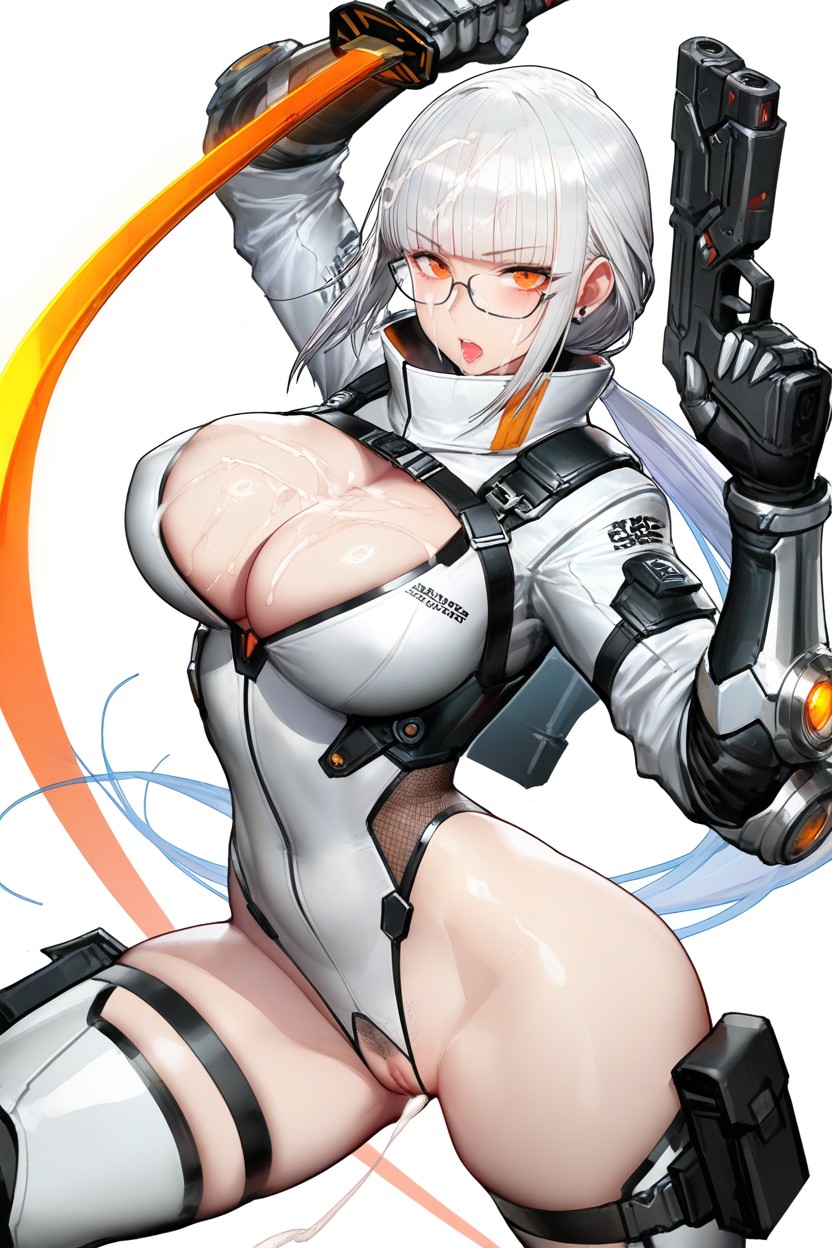 Medium Ass, Claw Gloves, Front View Hentai AI Porn