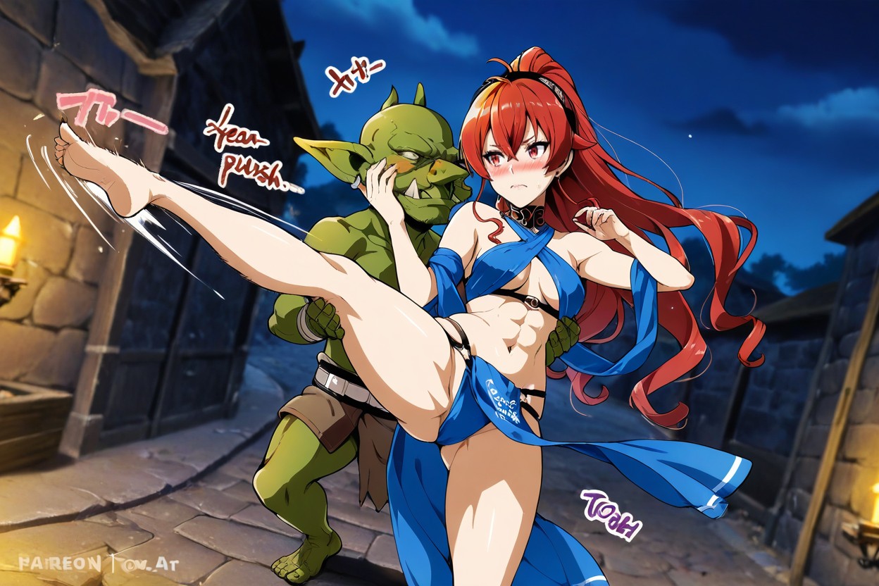Goblin Happy, Embarrassed , With Goblin Hentai AI Porn