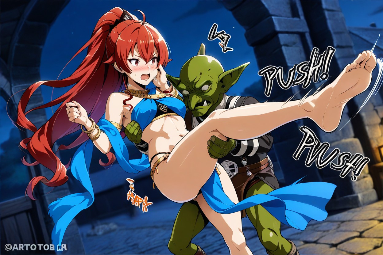Mushoku Tensei, Female Red Eyes, Eris Greyrat's Eyebrow Hentai KI Porno