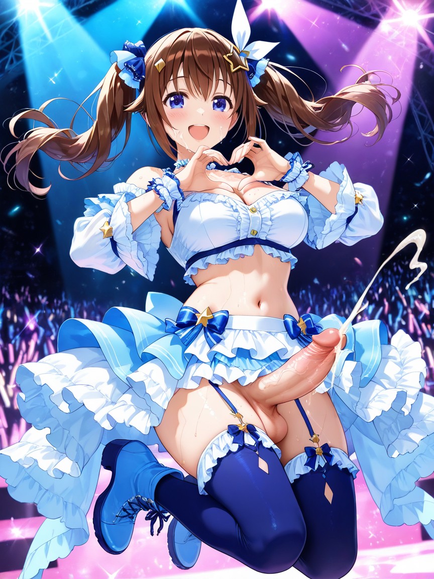 White Ankle Boots, Idol Convention Event, From Front Hentai AI Porn