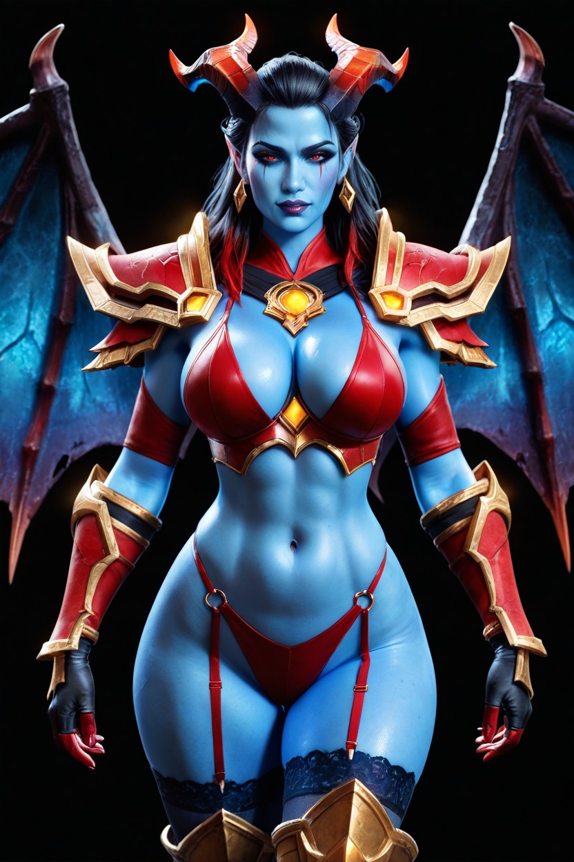 Detailed, Medium Breast, Akasha From Dota Hentai AI Porn