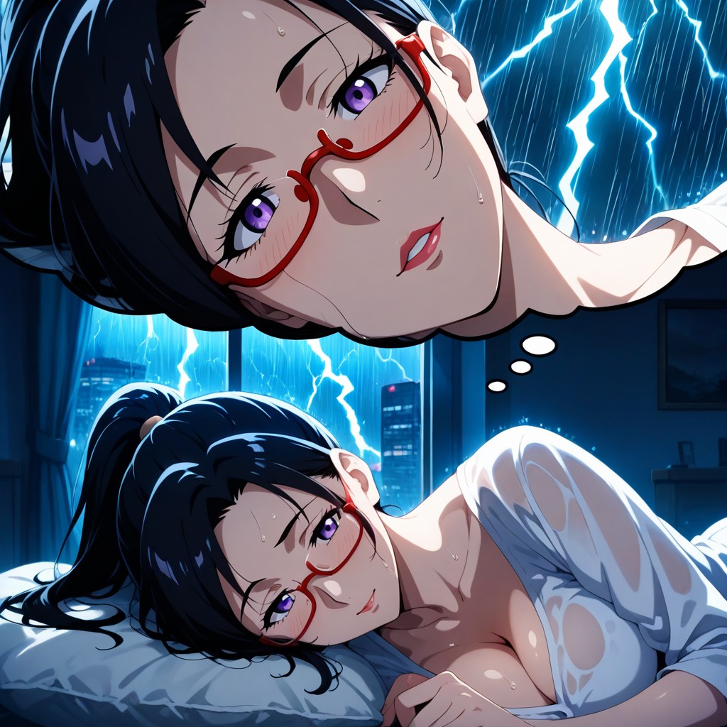 Night, Dreaming, Low Lighting Hentai AI Porn