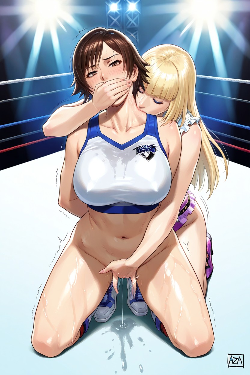 Top Down, Squirt Dripping, Legs Straight Hentai AI Porn