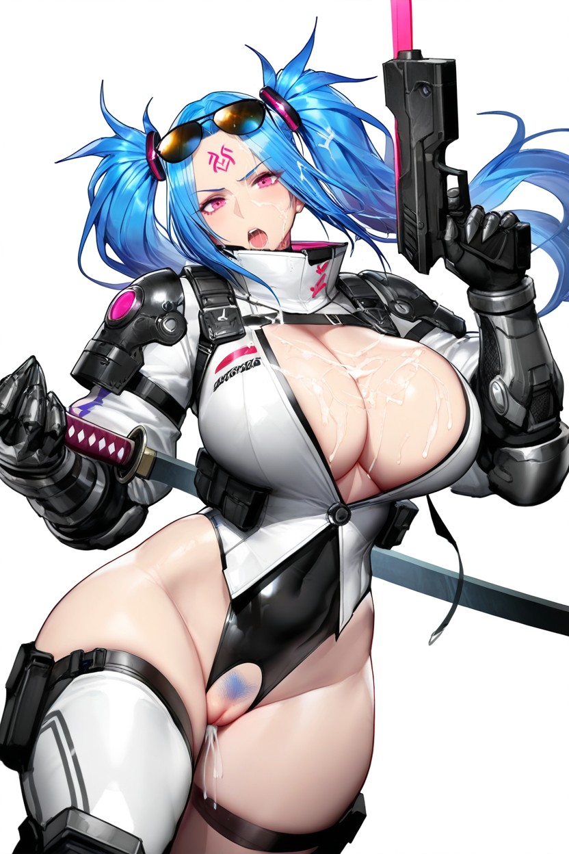 Urban Fantasy, Cum On Hand, Dynamic Camera Angle Hentai IA