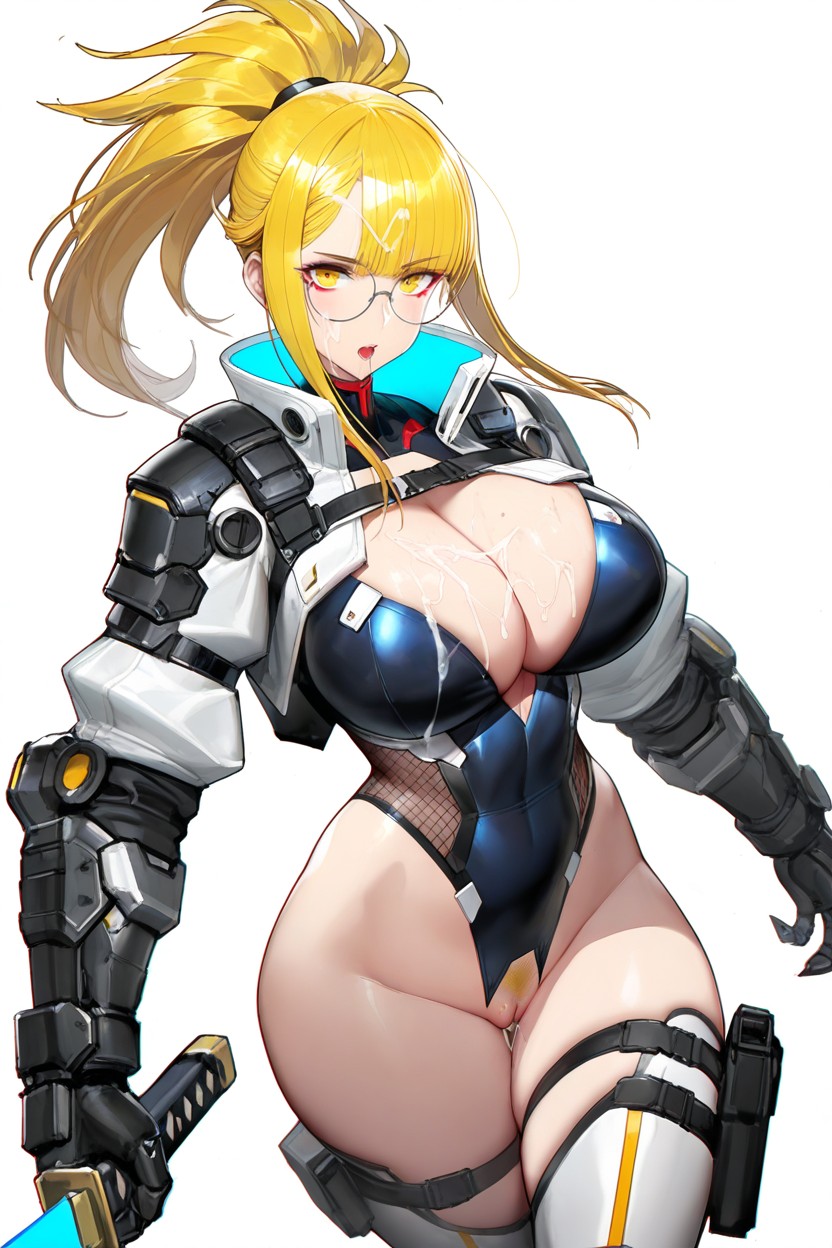 Arched Back, Techwear, Hairy Pussy Hentai AI Porn