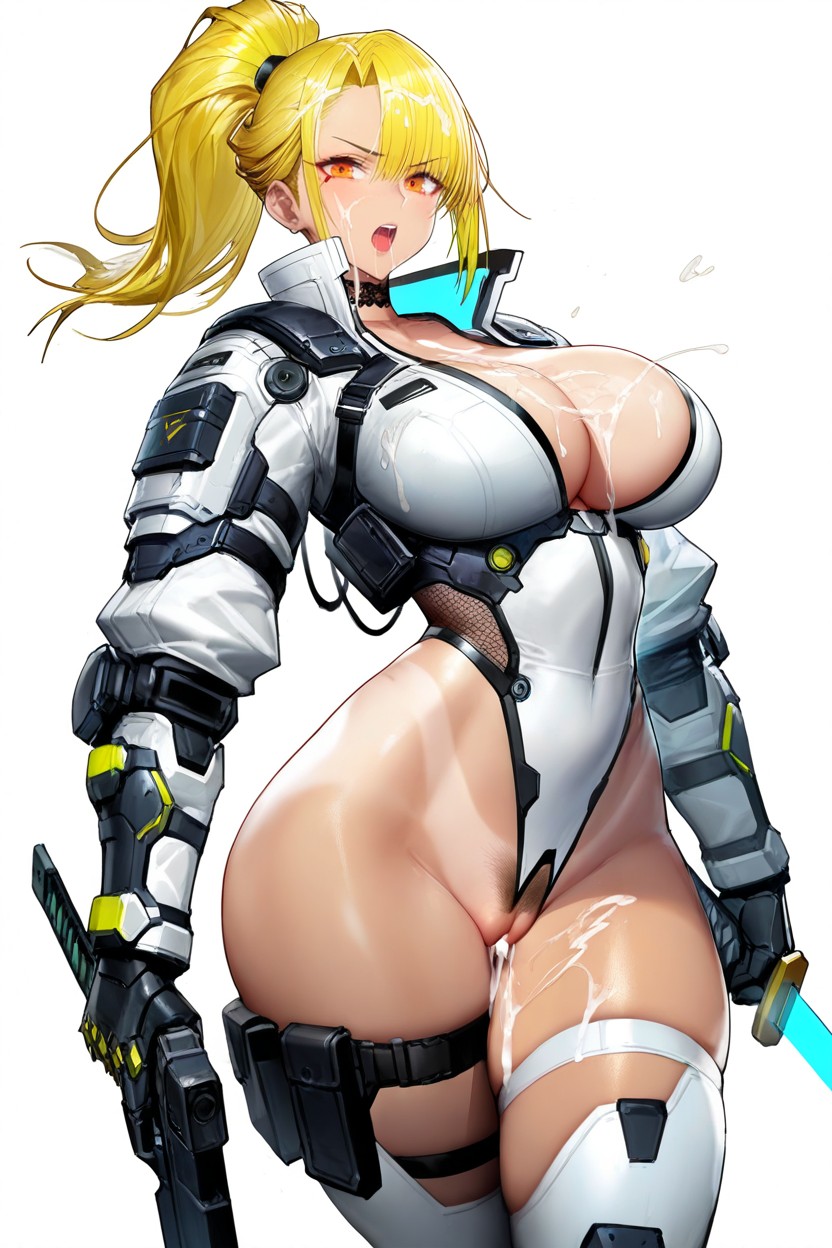 Tan, Front View, Action Hentai AI Porn