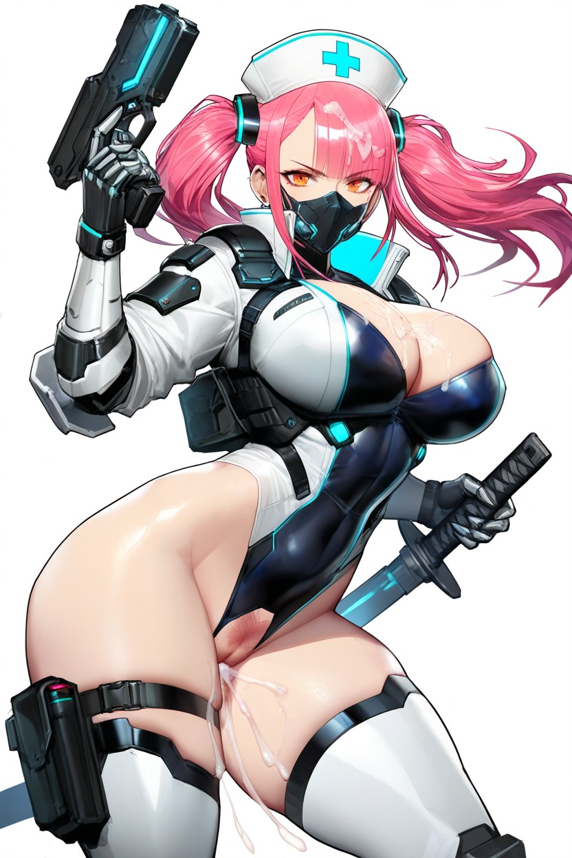 Cum On Hand, Cyberpunk Hacker, Minipants Hentai AI Porn
