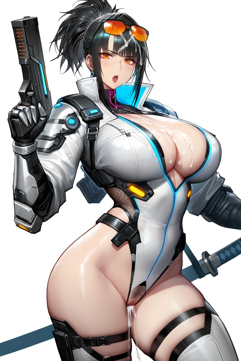 Cum On Hair, Cum On Face, Urban Fantasy Hentai AI Porn