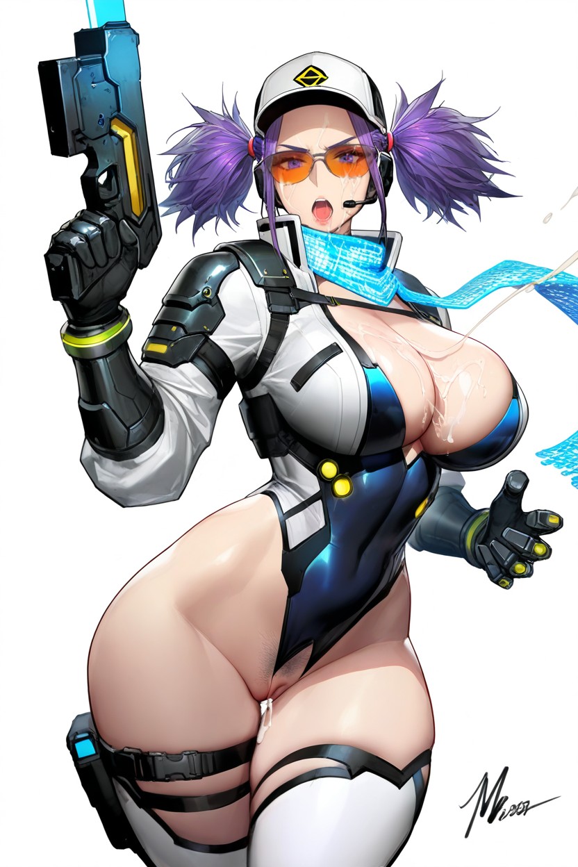 Gants D'armure, Action Pose, Liduke Style Porno IA Hentai