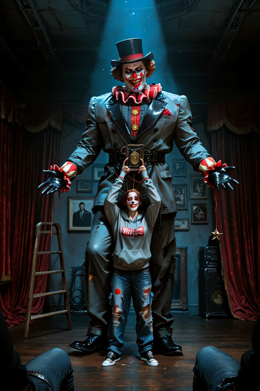 And A Wooden Harness Fixed Directly Above His Head, Resignation, A Vintage Leather Trunk Hentai IA