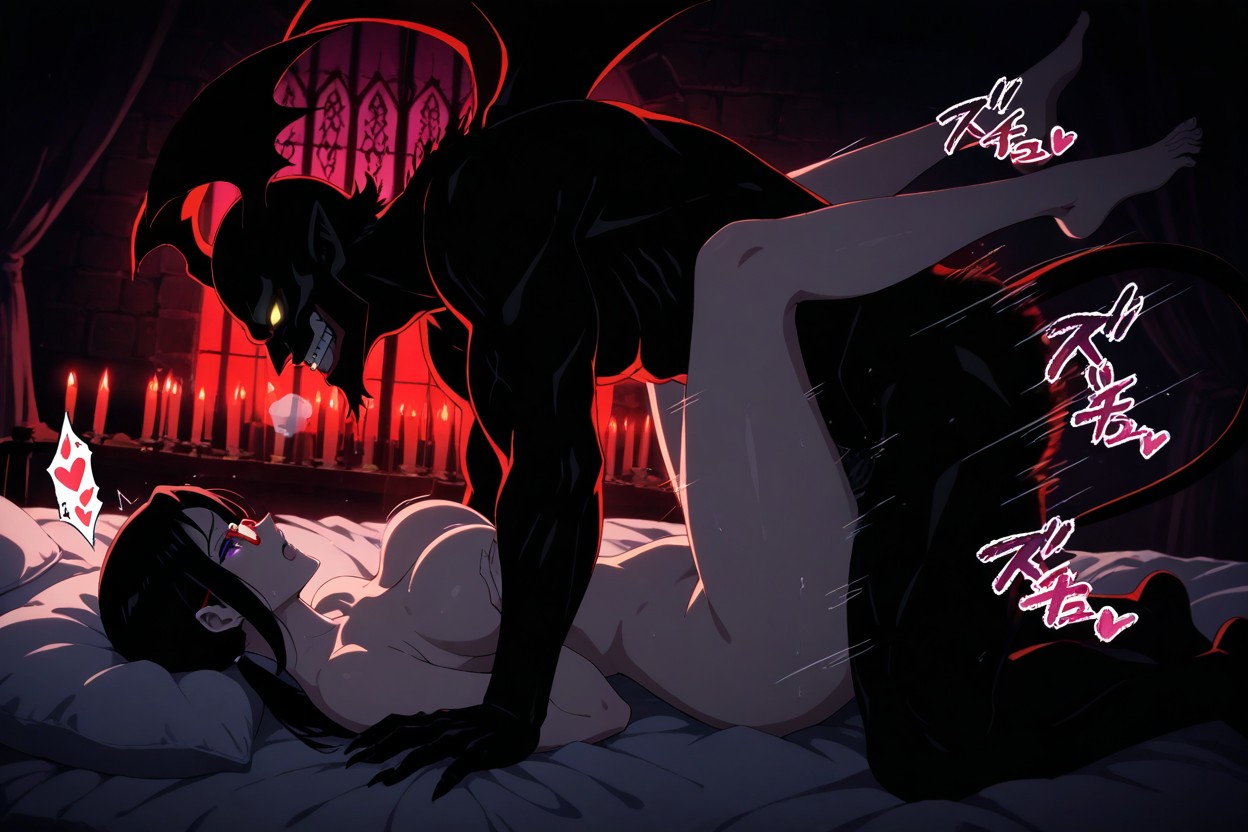 Dark, Rough Sex, Girl Hentai IA