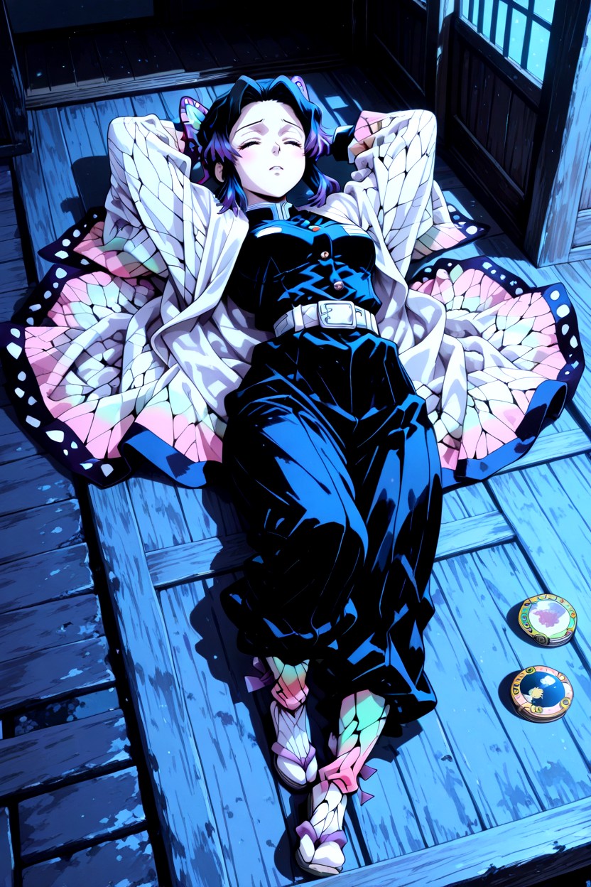 Slight In Stature, Purple Eyes, 25+ Hentai AI Porn