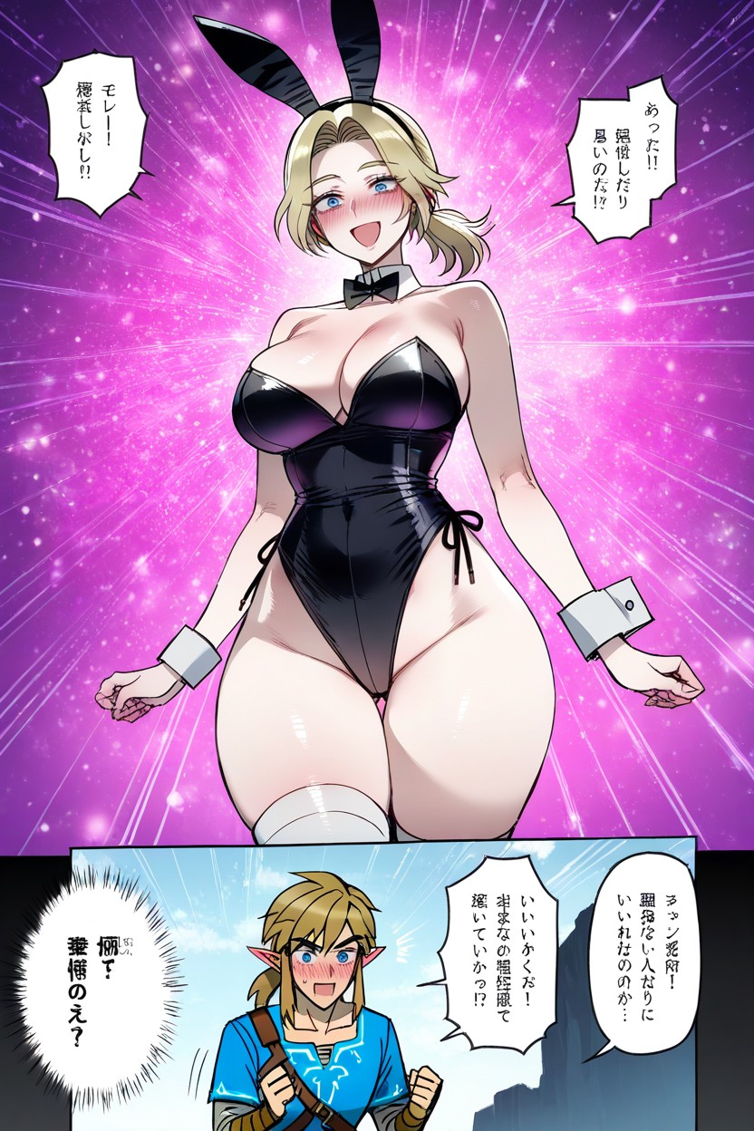 Blonde Hair, Japanese Manga Tg Transformation Comic Page, Realizing Something Unusual Is Happening Panel Reaction Hentai AI Porn