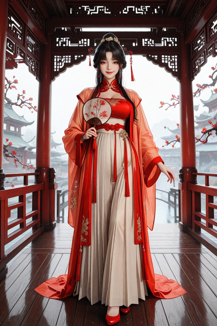 18+, Cinematic, Delicate Flower Ornaments Hentai AI Porn