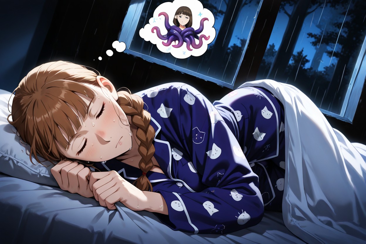 Relaxed, Sweaty, Eyes Are Both Closed Porno IA Hentai