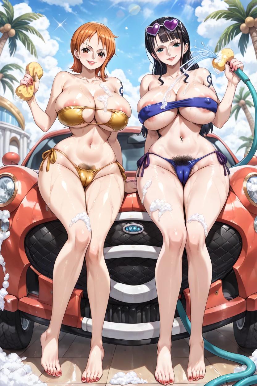 Big Breast, All Wet, Wet Porno IA Hentai