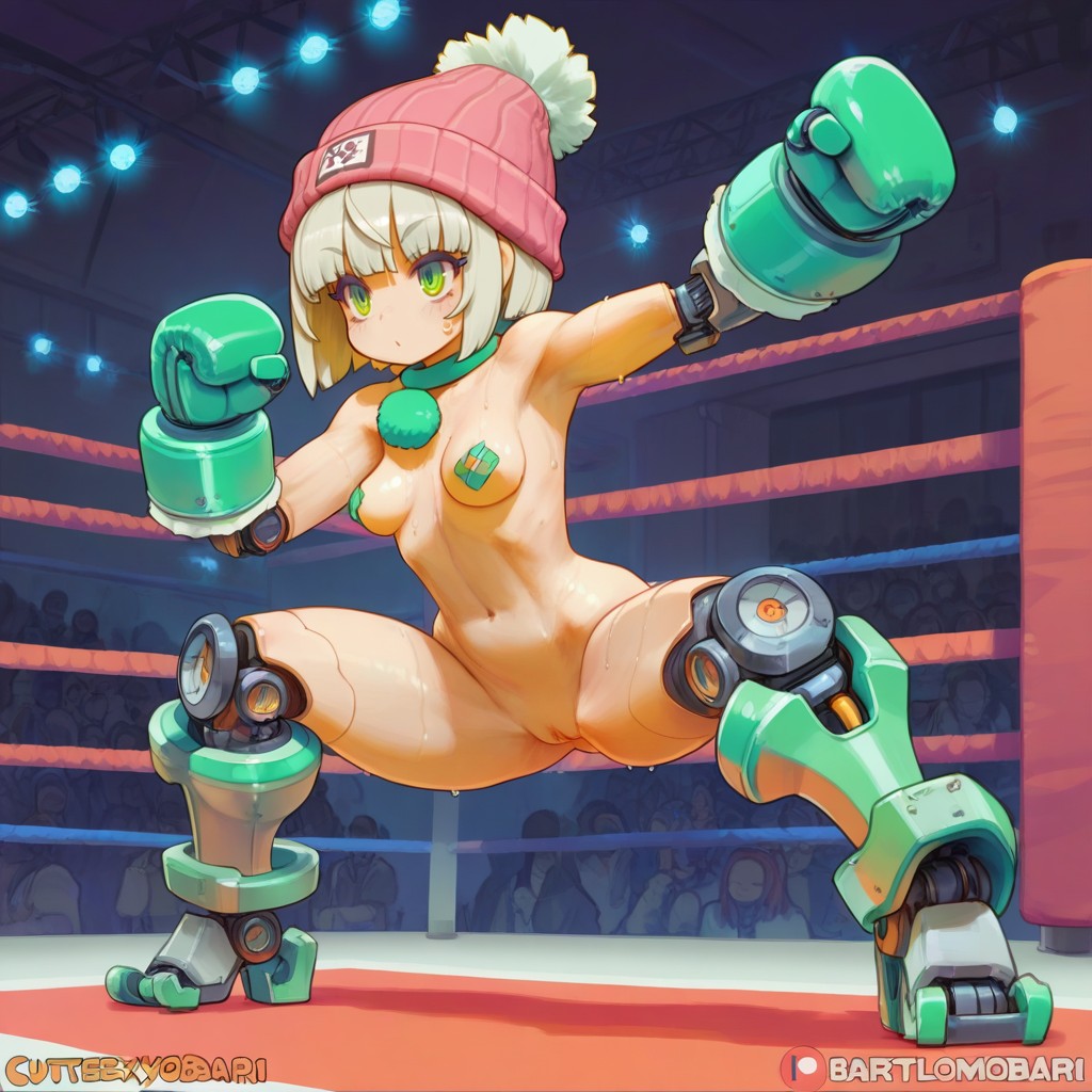 Shadow Boxes, Visible Bangs, Skinny Hentai AI Porn