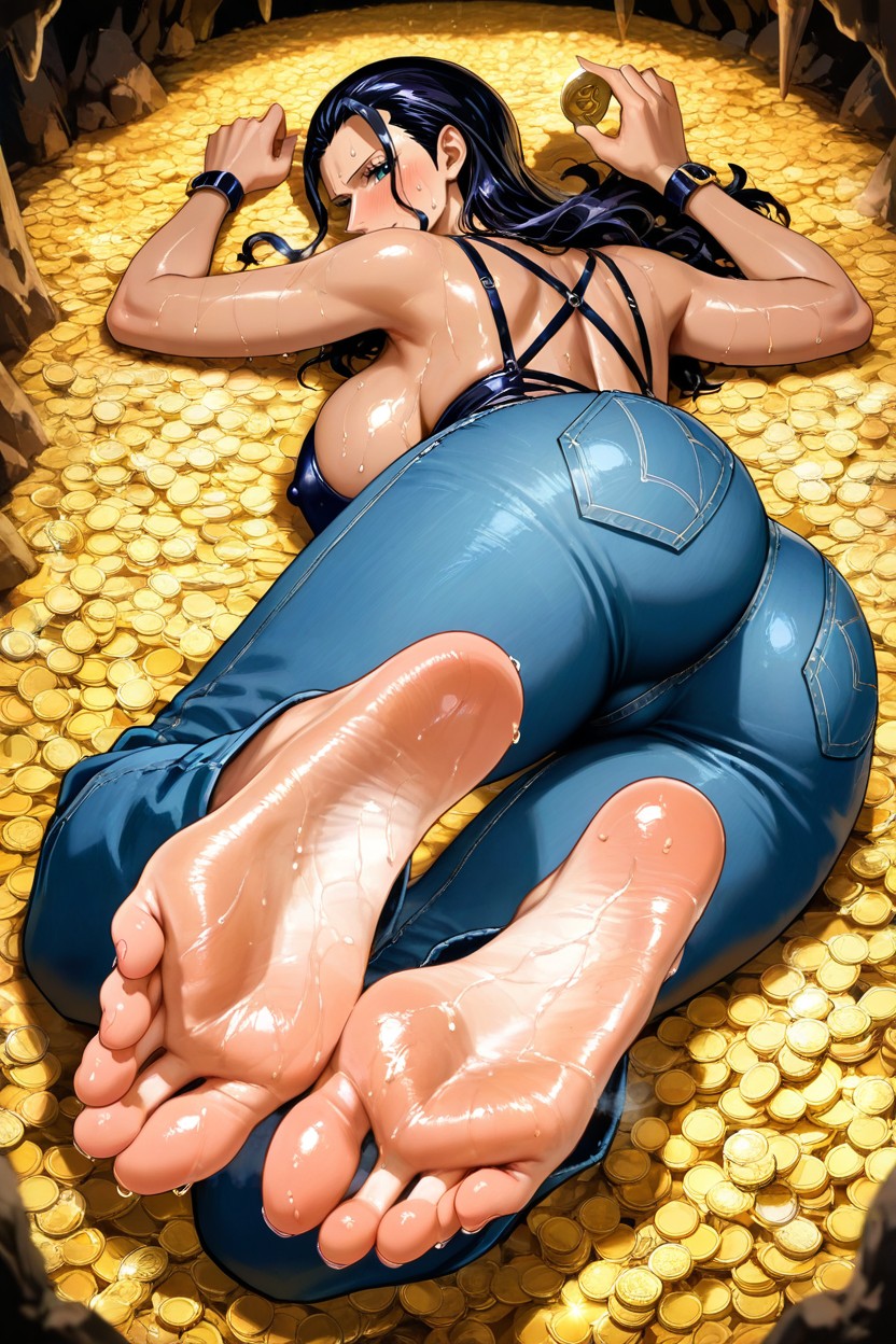 Sweaty, Gaped Holes, Ultra Detailed Feet Hentai AI Porn