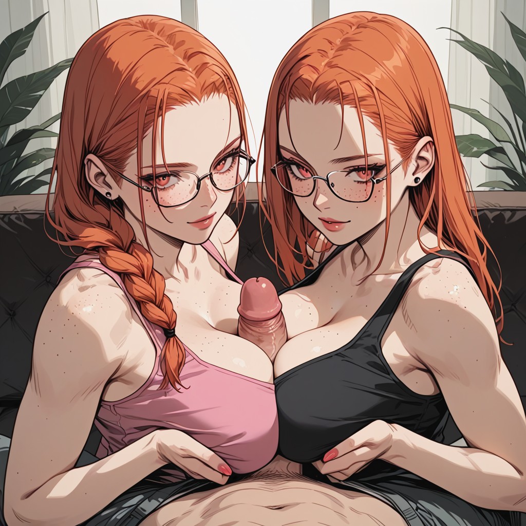 Freckles, Medium Breast, Fit Thighs Hentai AI Porn