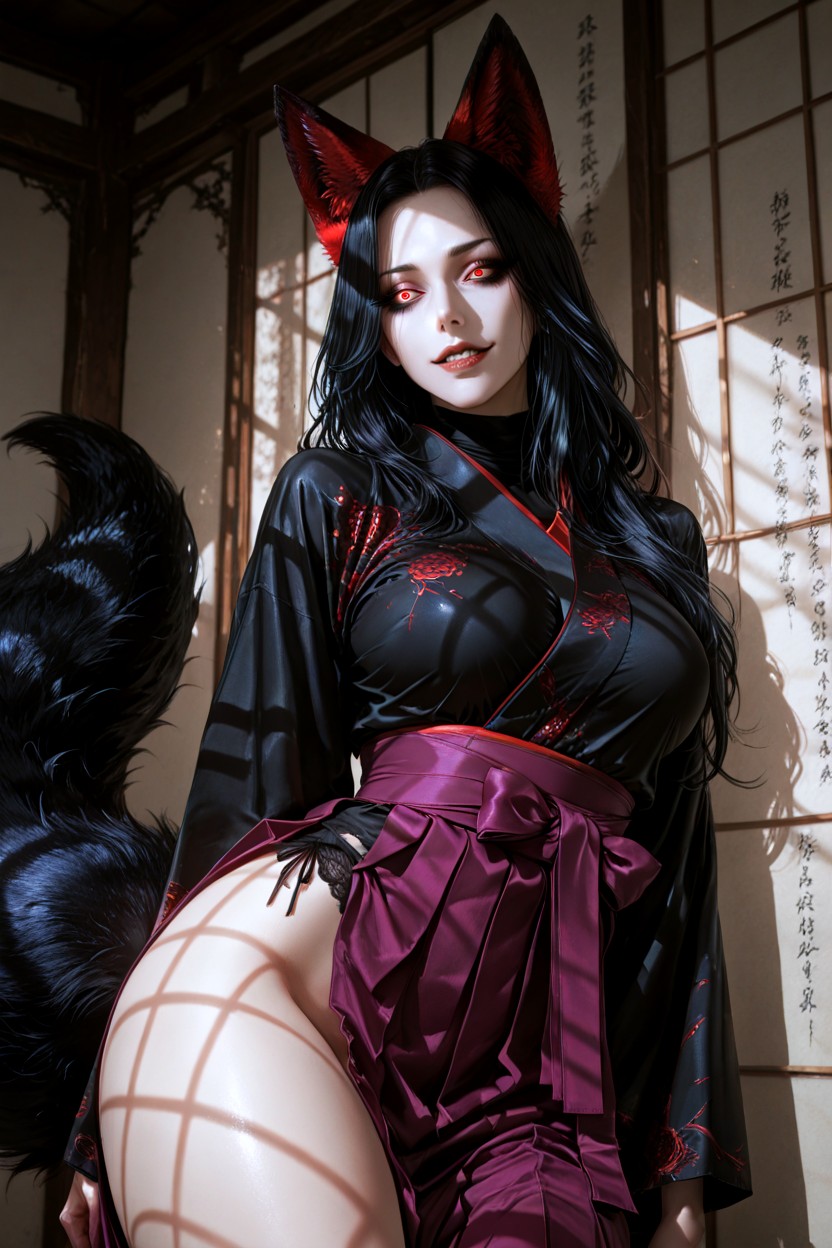 Intricate Patterns, Semi-realistic Anime, Dark Eyelashes Hentai AI Porn