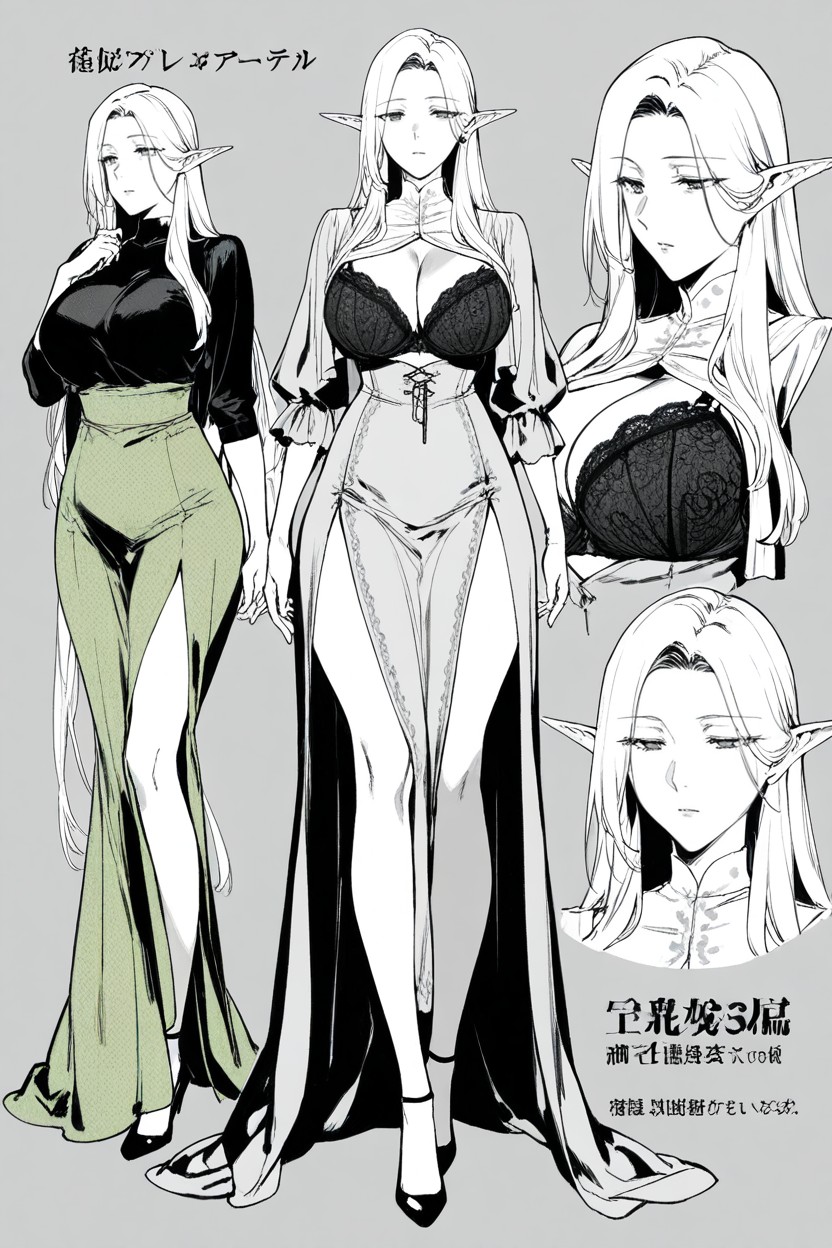 Redrop Art Style, Vista Frontal, Minimal Shine Hentai IA