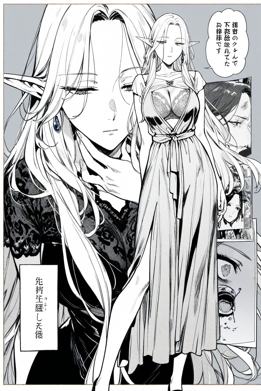 Manga Screen, Pelvis Curtain, Long Eyelashes Hentai IA
