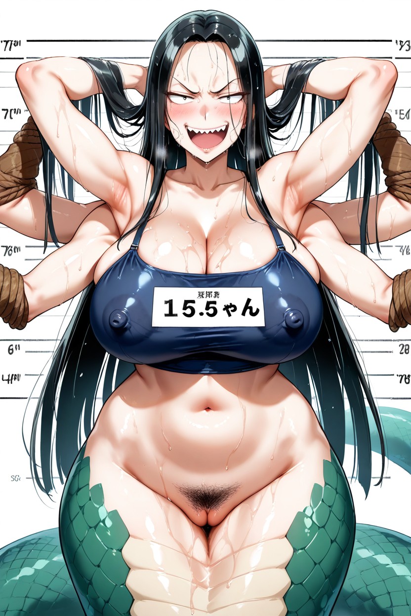 Medium Ass, Wet Hair, Angry Hentai AI Porn