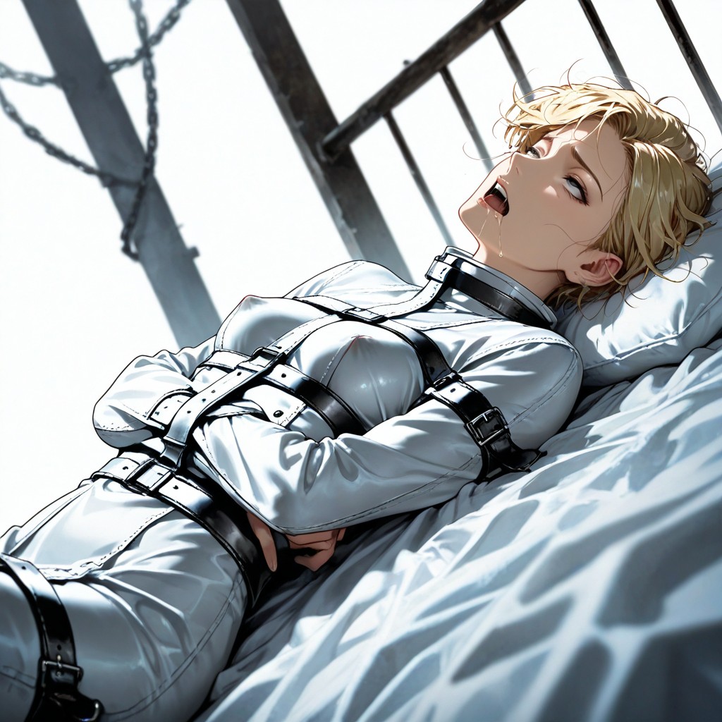 White Bed Sheets, Ultra Detailed, White Bed Hentai IA