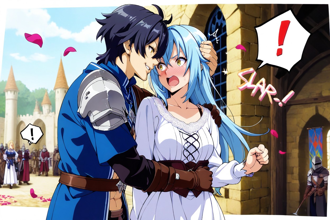 The Female Slaps The Male, Slap, Angry Hentai AI Porn