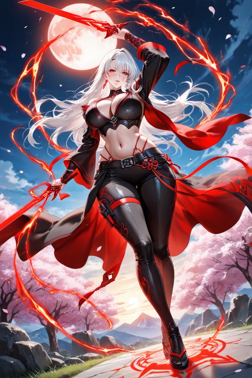 Featuring High Slits, Corps Entier, Clivage Porno IA Hentai