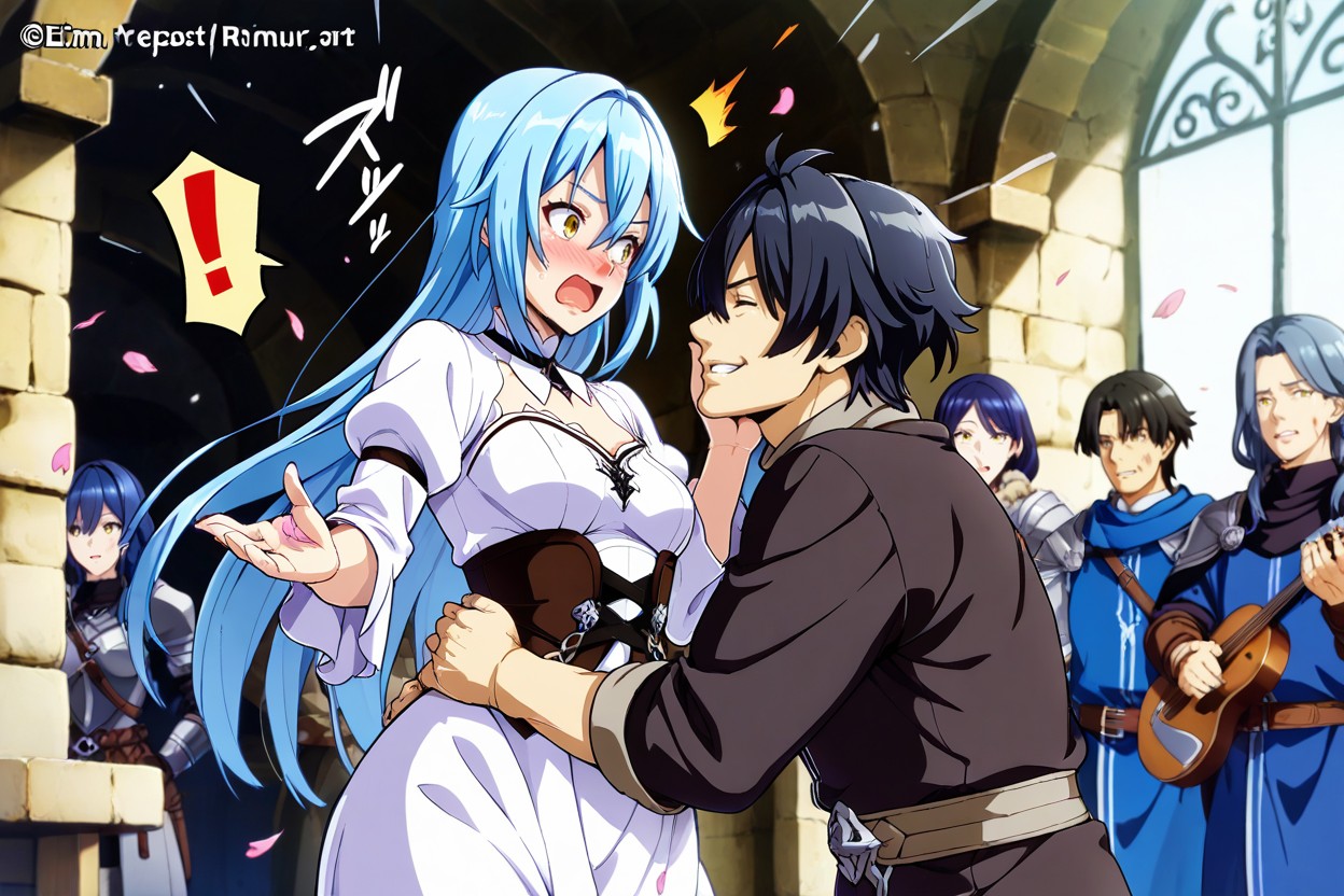 25+, Colorful Banners Hanging From Windows, Only One Female Character Rimuru Tempest From Tensura Porno IA Hentai