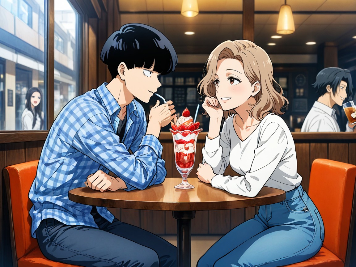 Male, Holding A Glass, Parted Lips Porno IA Hentai