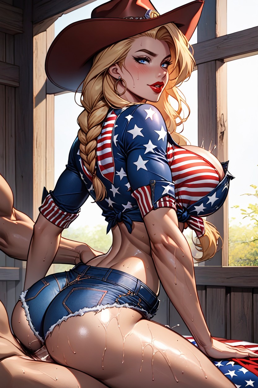 Rodeo, Standing Doggystyle Sex, Pronebone Hentai AI Porn