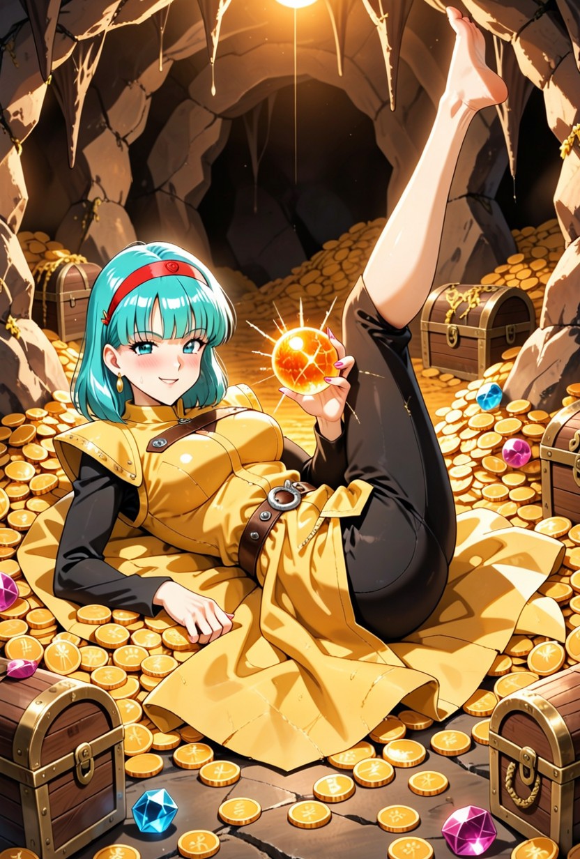 Sitting Down Legs Spread, Top Down, Sunny Hentai AI Porn