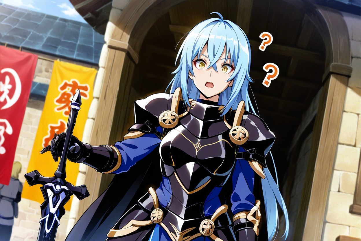 Serious, Side View, Full Plat Armor Hentai AI Porn