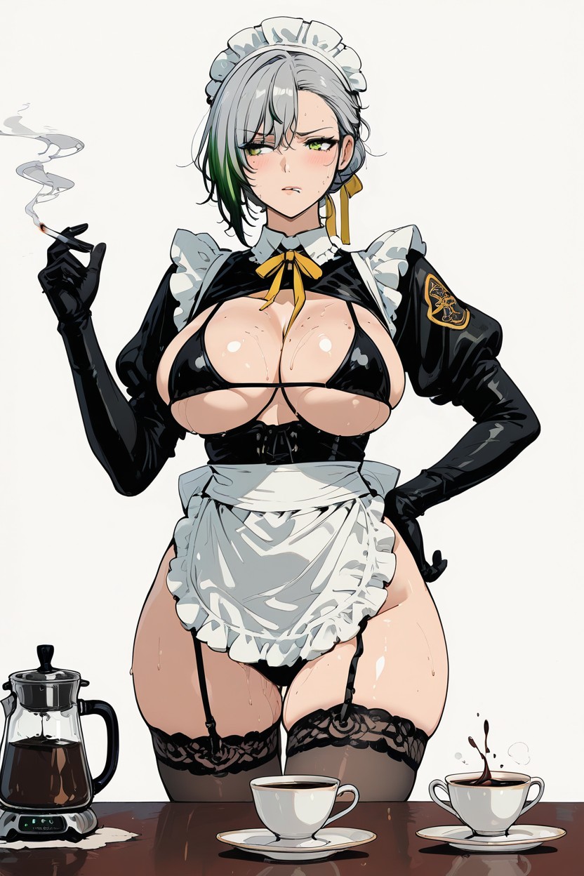 And The Coffee Overflows, Distinguished By Dramatic Shading, 18+ Hentai AI Porn