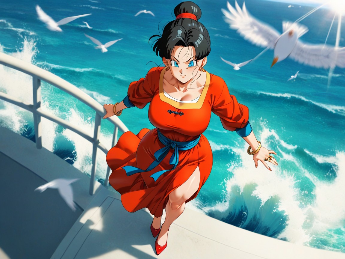Aerial View From Above, High Resolution, Soleado Hentai IA
