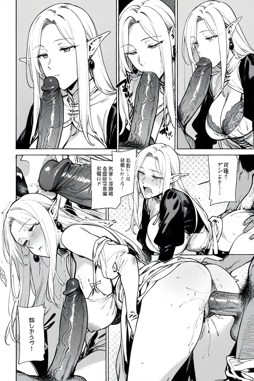 Expressionless, Gray Background, Medieval Hentai IA