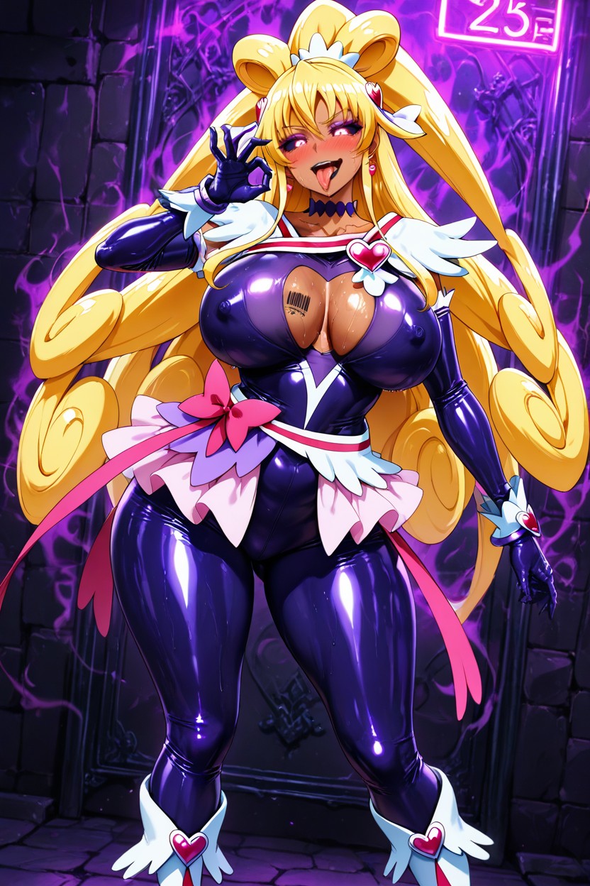 Standing, Blushing, 25+ Hentai IA