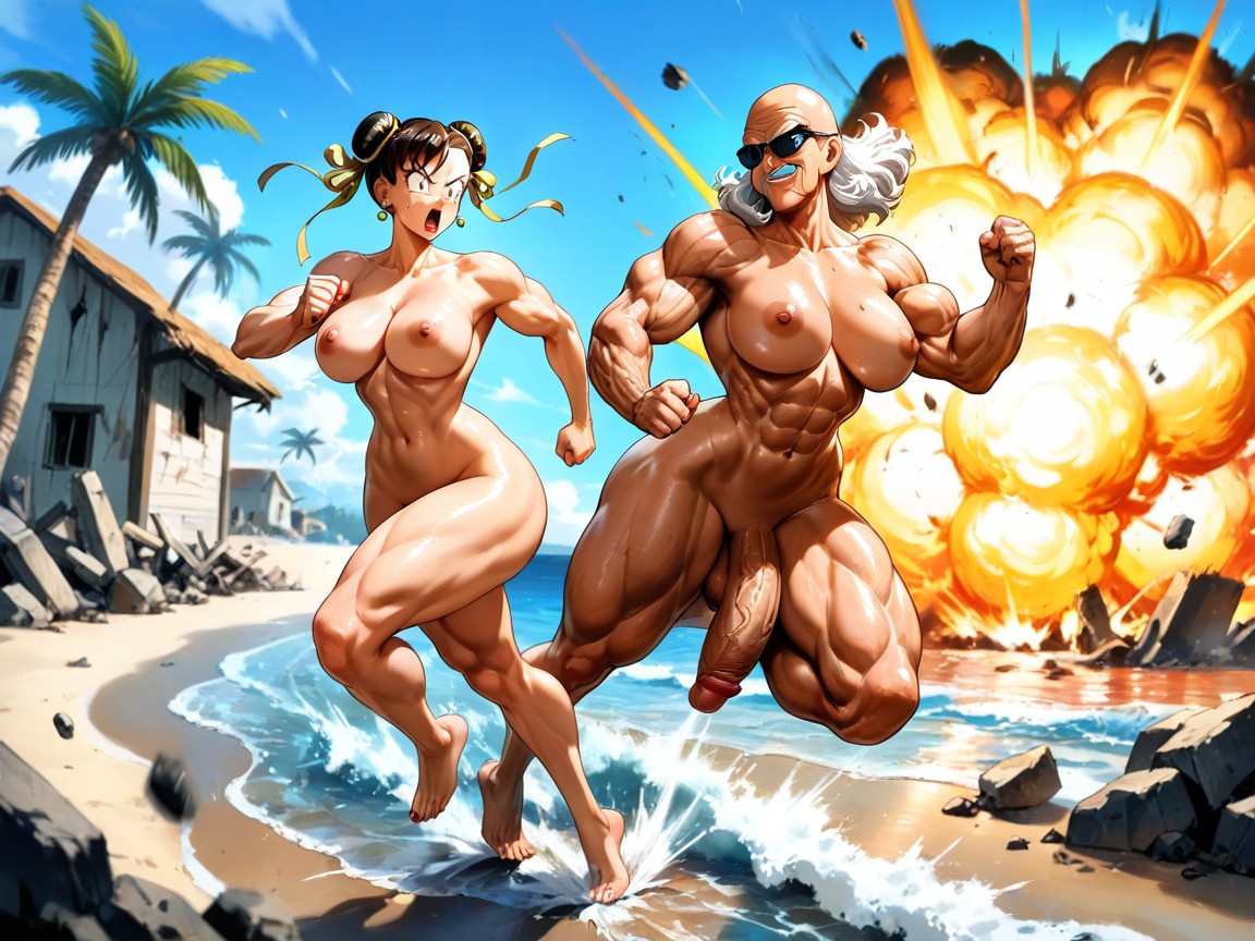 30+, Beach, En Forma Hentai IA