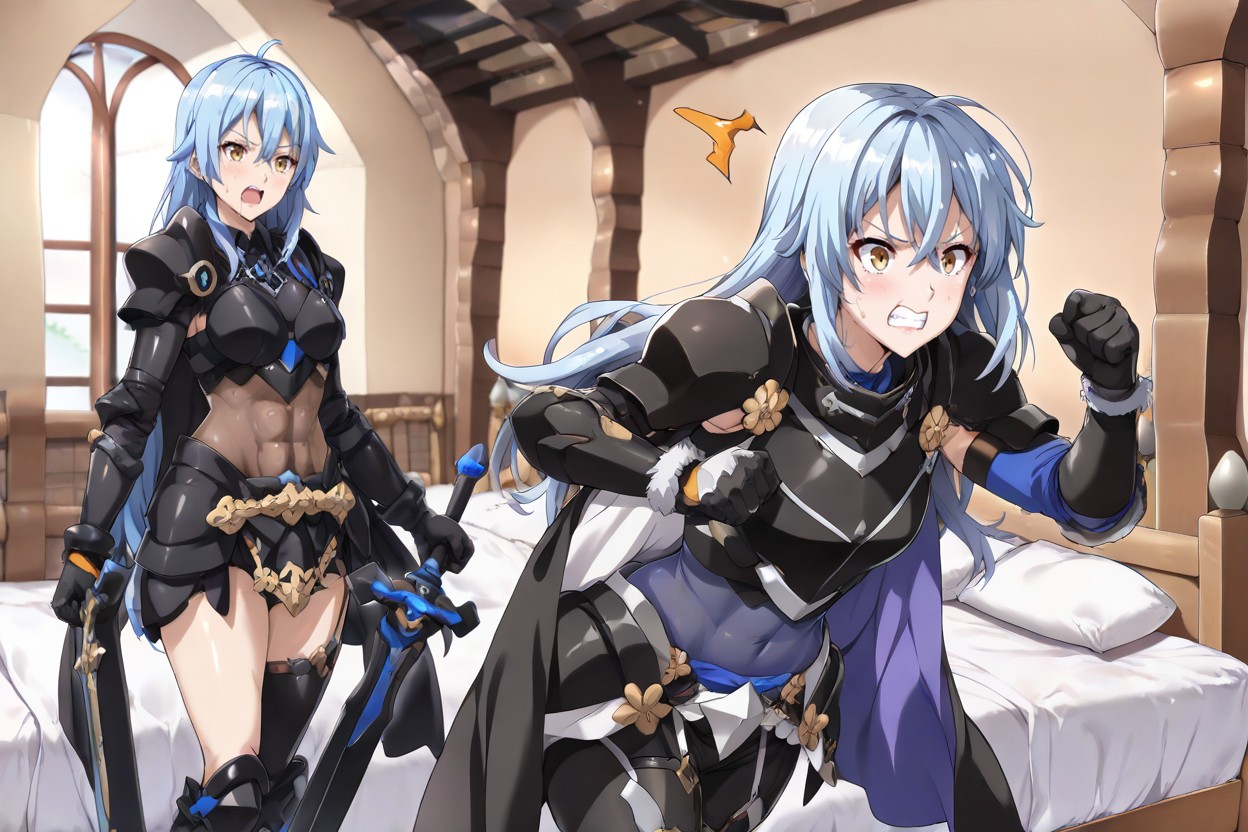 Clenched Teeth, Angry, Small Breasts Hentai AI Porn