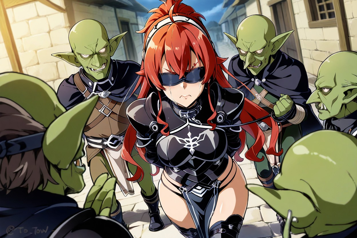 Walking, Collar (restricción), Mushoku Tensei Hentai IA