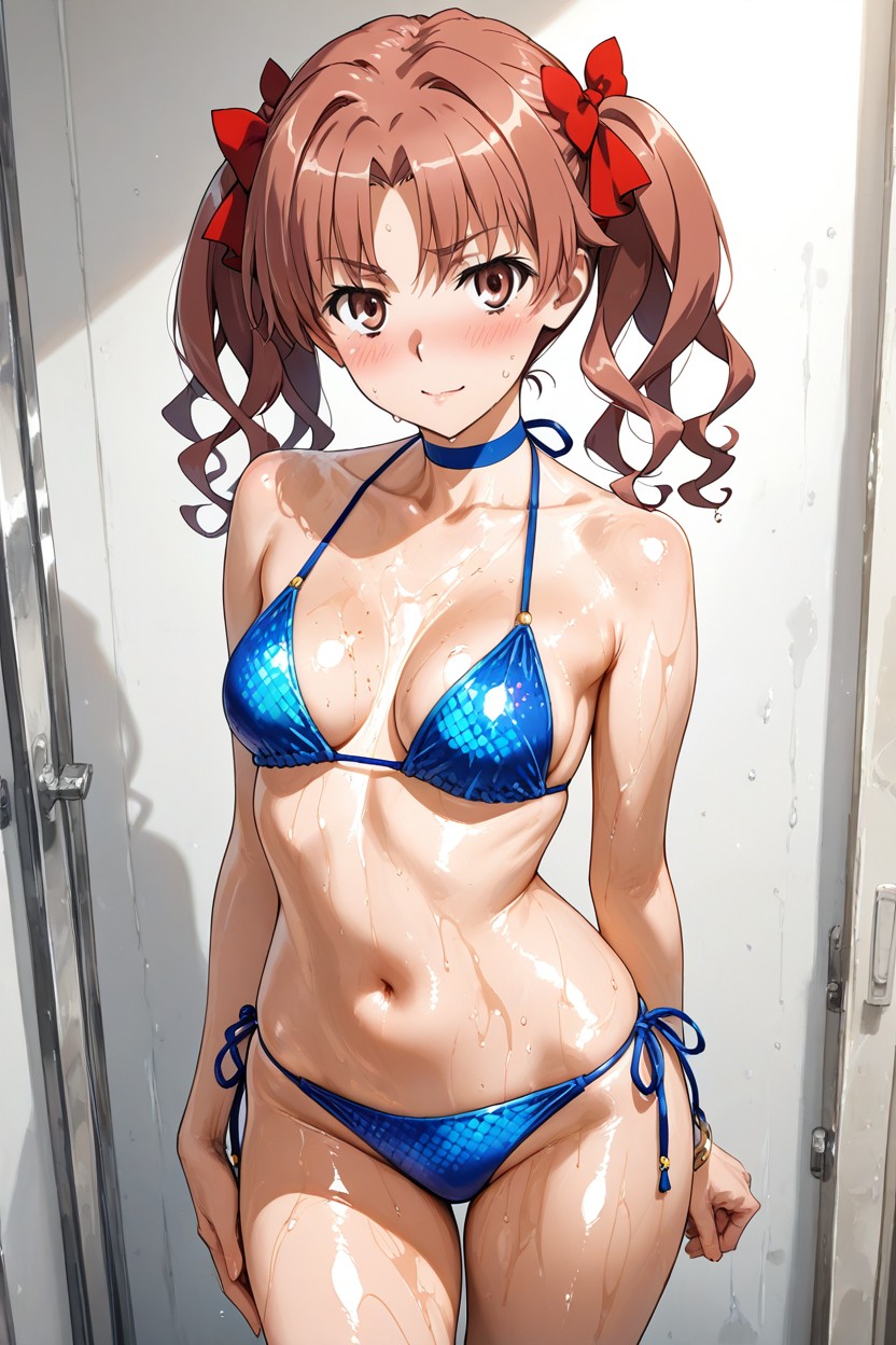 High Resolution, Kleine Brust, Fettige Haut Hentai KI Porno