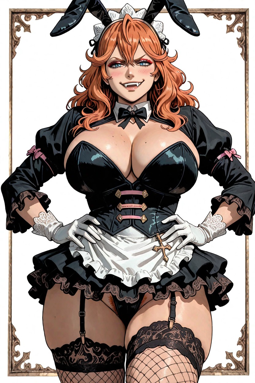 Break Ultra-detailed, Fangs, Blush Hentai AI Porn