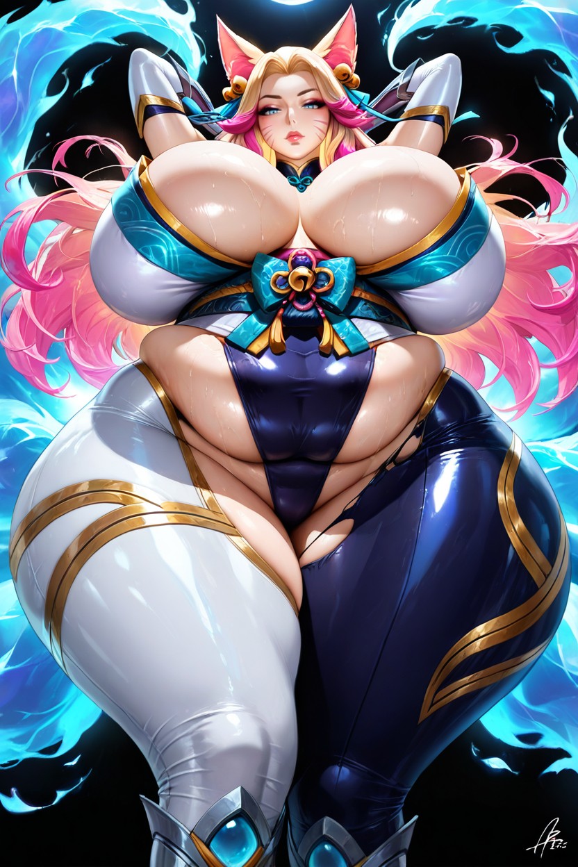Crossover Cosplay, Front View, Alternate Costume Hentai AI Porn