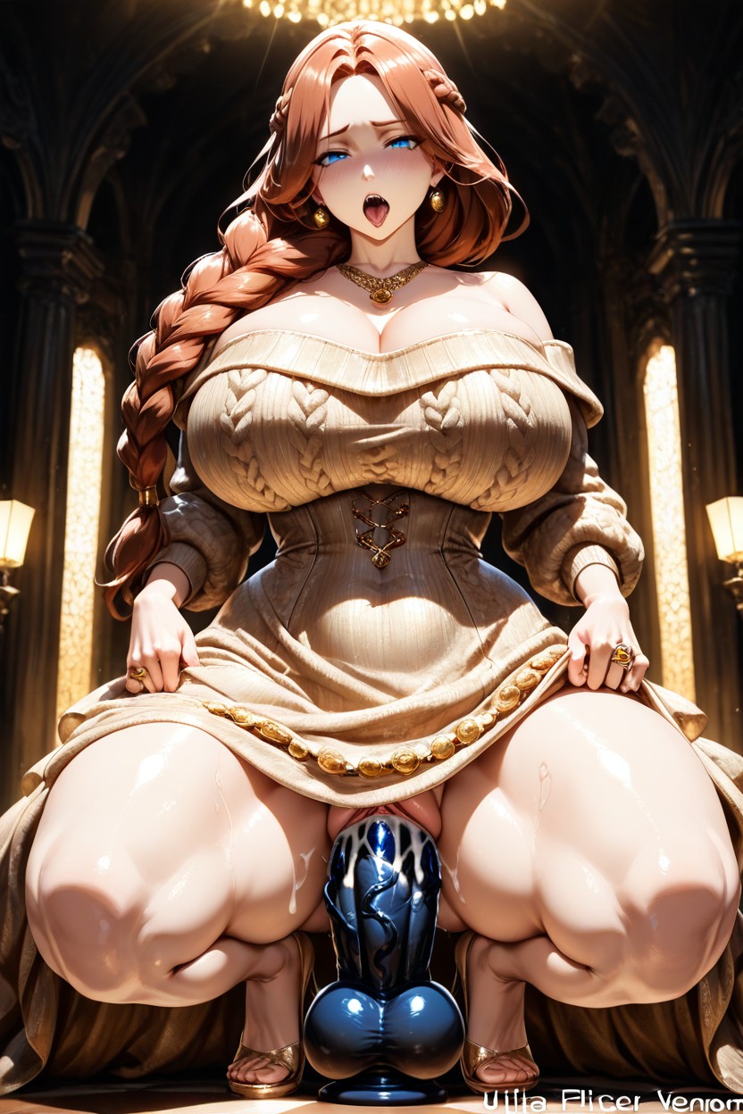 Insanely Thick And Long Venom Cock Dildo, Thick Heavy Knit Dress Material, Rings Hentai AI Porn