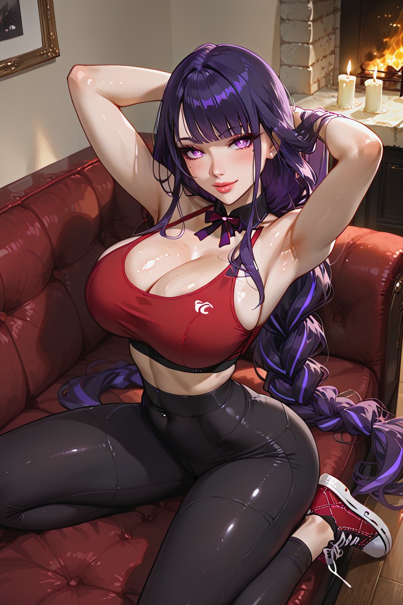 Extremely Seductive Expression, Waist, Hair Hentai AI Porn